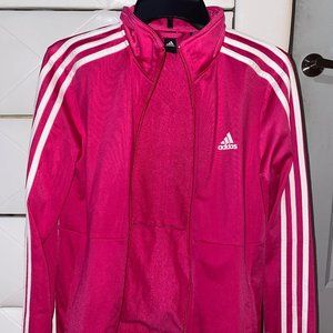 pink adidas track jacket